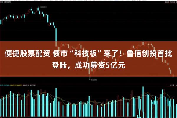便捷股票配资 债市“科技板”来了！鲁信创投首批登陆，成功募资5亿元